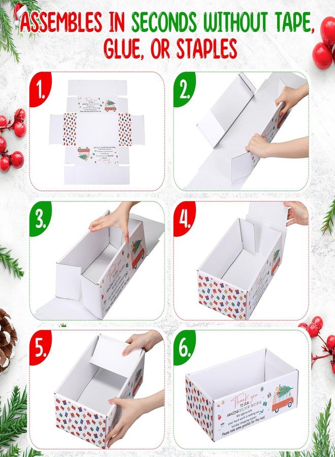 ايباك صندوق وجبات خفيفة من إيباخ لعيد الميلاد لسائقي التوصيل، شكرًا لسائقي التوصيل الرائعين لدينا، صناديق هدايا شكر لعمال البريد، وعمال البريد، وسائقي الحافلات - Image 3